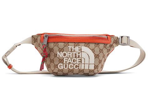 gucci x north face belt bag